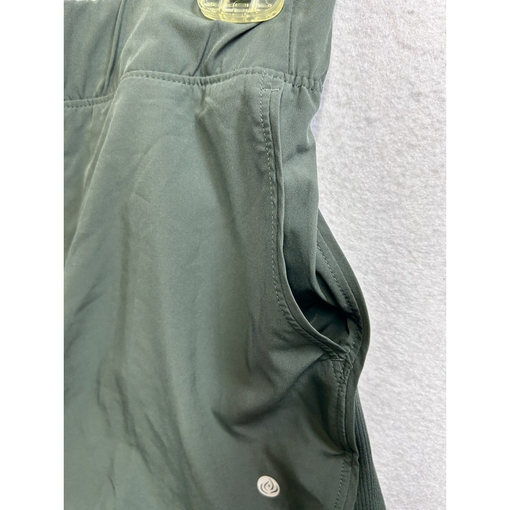 Apana Women's Green Athletic Activewear Shorts Pull On Elastic Waist Pockets L - Picture 6 of 6
